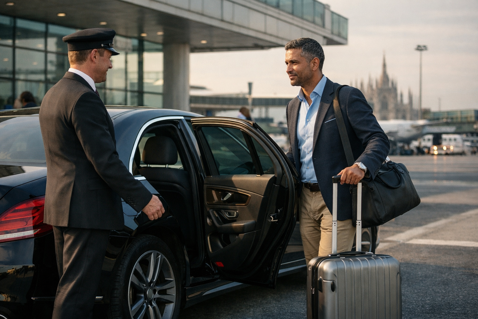 taxi vs chauffeur milan