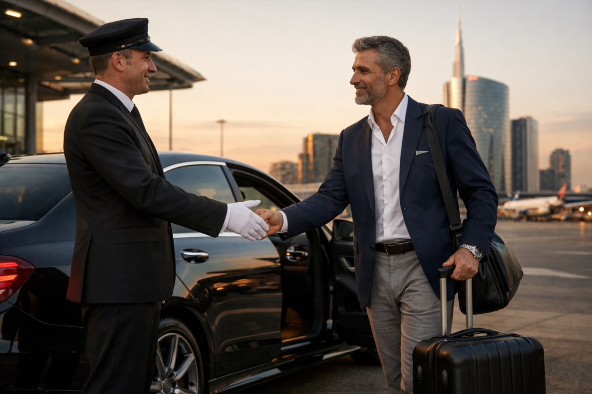 luxury chauffeur milan